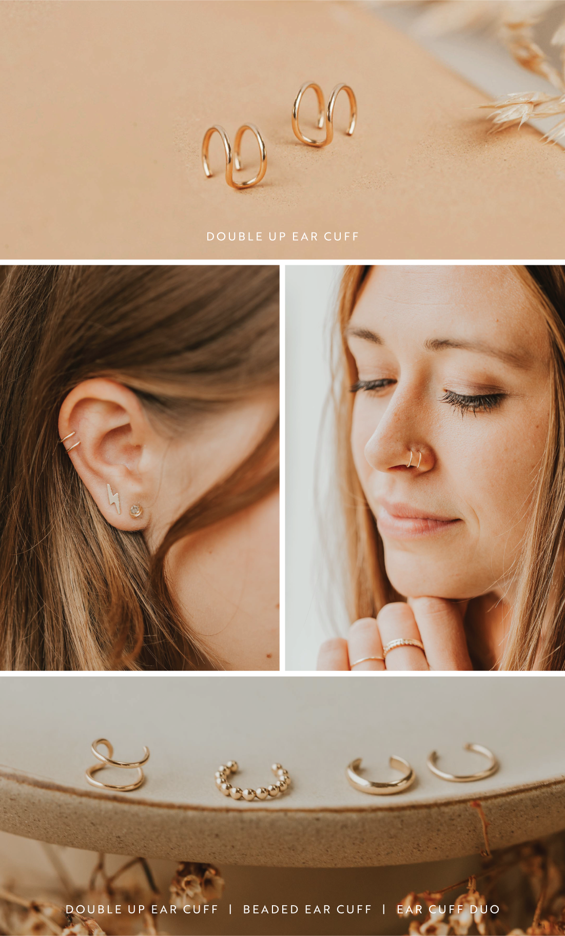 The best simple everyday ear cuffs from Hello Adorn