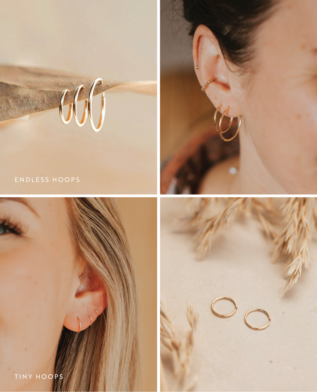 Simple everyday hoops from Hello Adorn