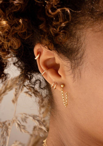 Ear Cuff Duo by Hello Adorn with Tiny Twists and Annex Studs.