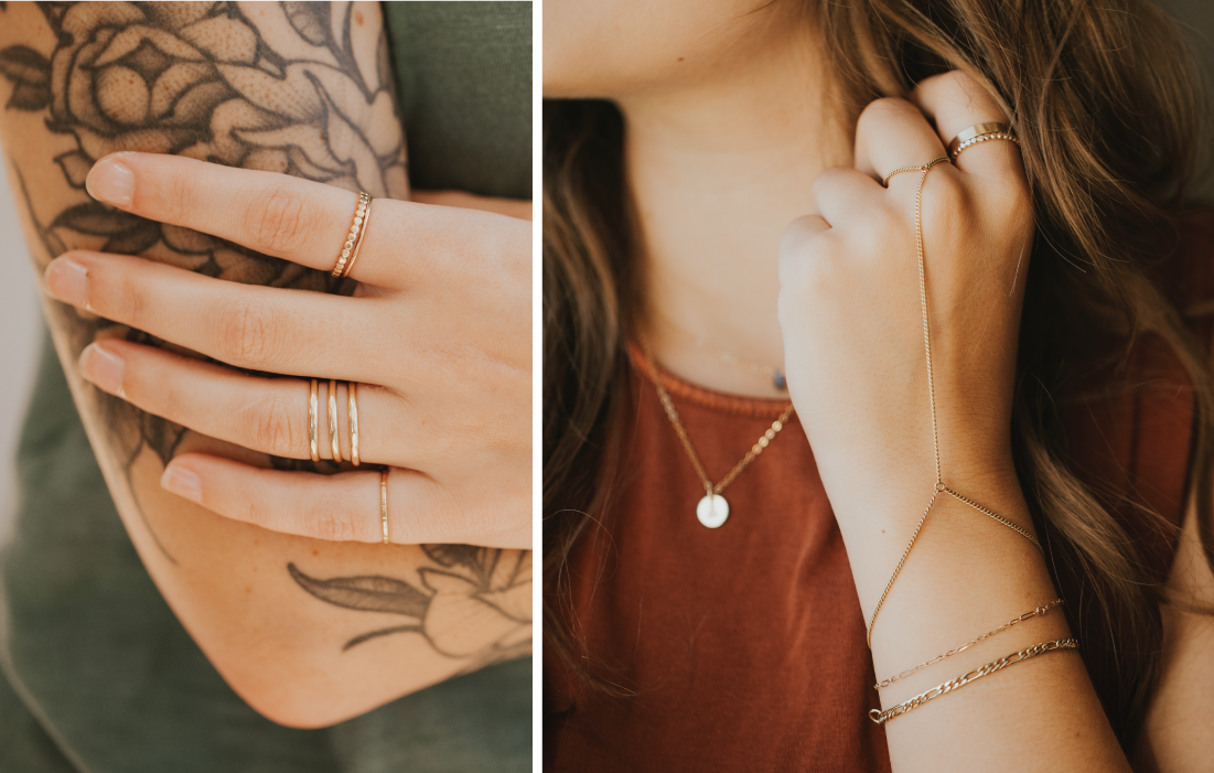 Hello Adorn | How to create the perfect Ring Stack using statement rings and stacking rings