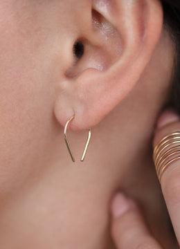 Tiny Twist Earrings