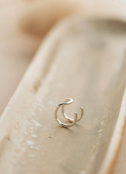 Tiny Horseshoe Earrings, 14kt Gold Fill by Hello Adorn