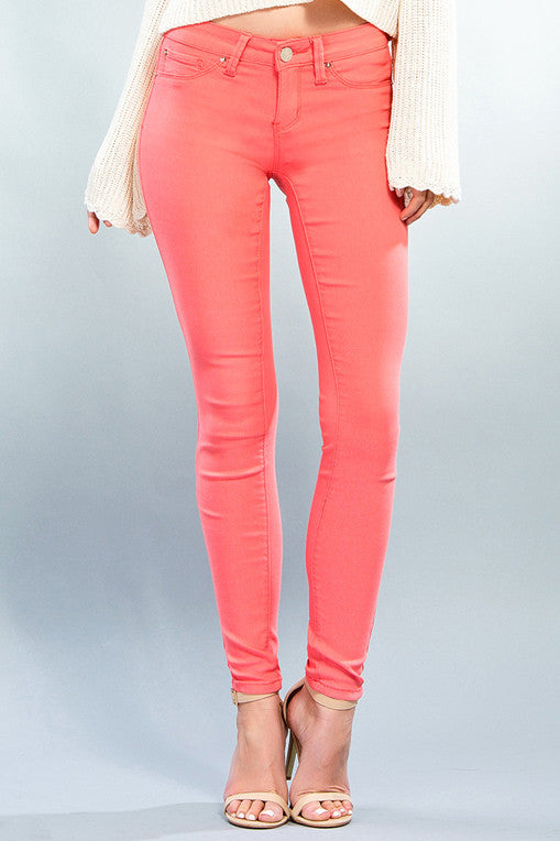 Pink Paradise Hyperstretch Skinny - FINAL SALE - NO RETURN OR EXCHANGE ...