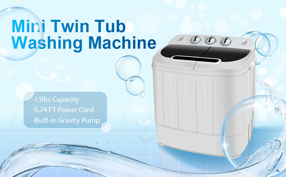 ZENY Portable Washing Machine Compact Twin Tub Nepal