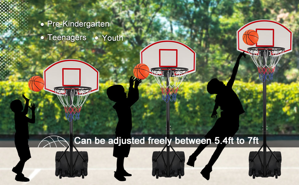 Zeny kids basketball hoop system