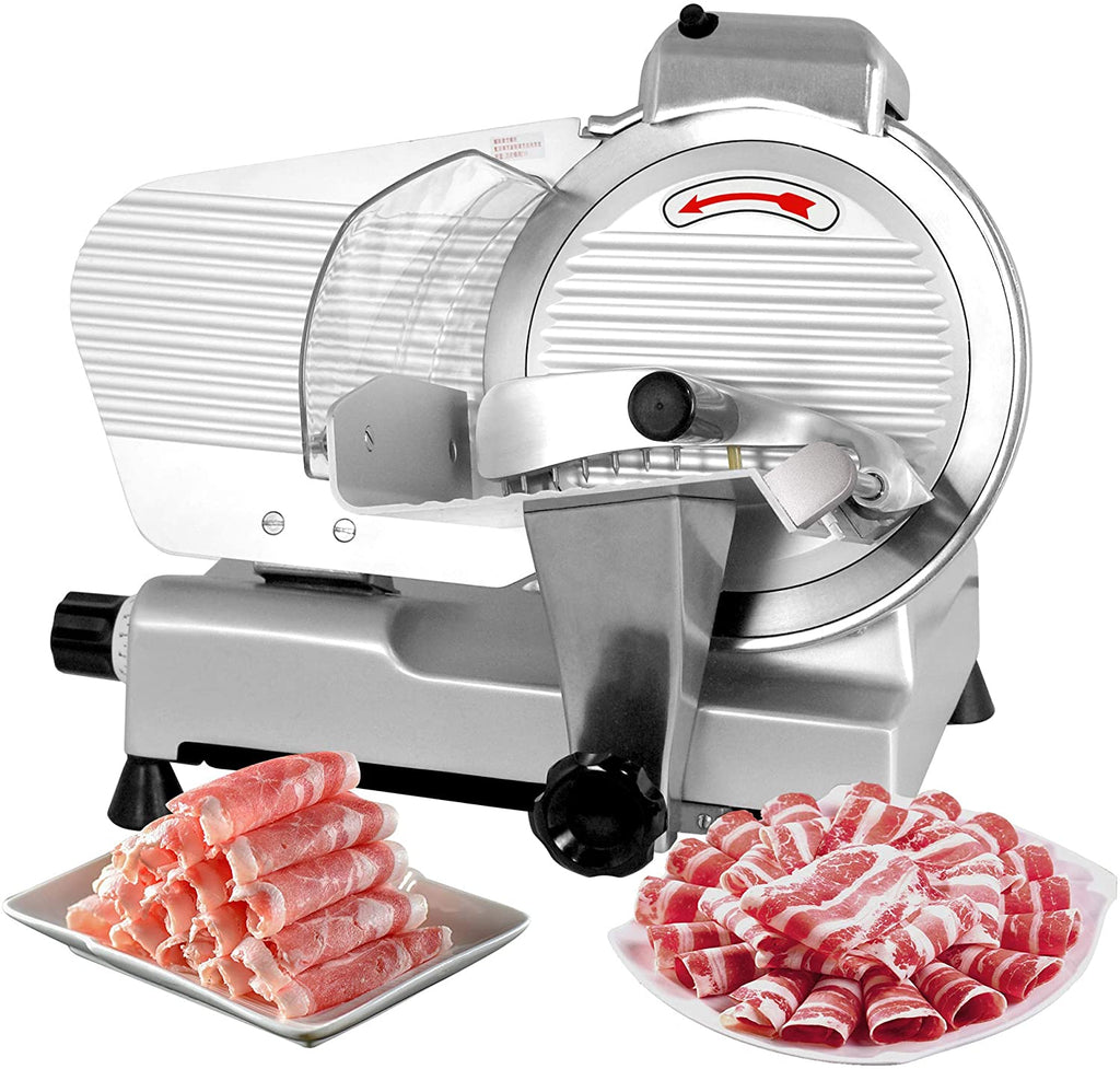 Lowestbest Food Slicers and Choppers, Semi-automatic Gear Cutter Vegetable  Slicer, Electric Meat Slicer, Features Precision Thickness Control and  Tilted Food Carriage 