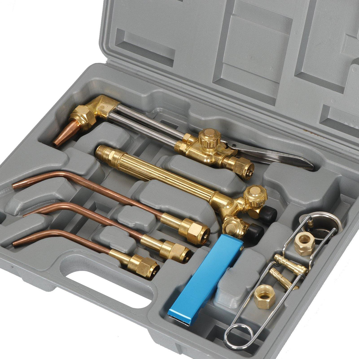 ZENY™ 10 PCS Gas Welding Cutting Torch Kit, Oxy Acetylene Brazing Prof