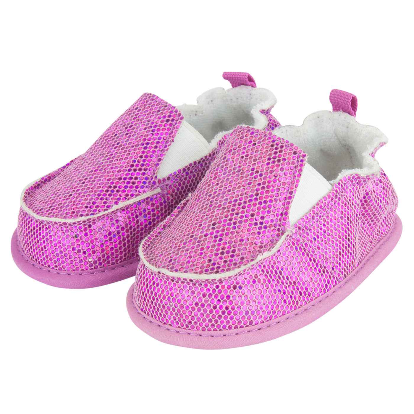 Baby Girl Shoes | Glitter Pink Pixie - Cruiser | Meinmind