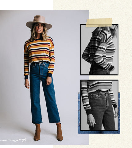 Style Guide: How to Style the Levi's Ribcage Straight Ankle | Clad & Cloth