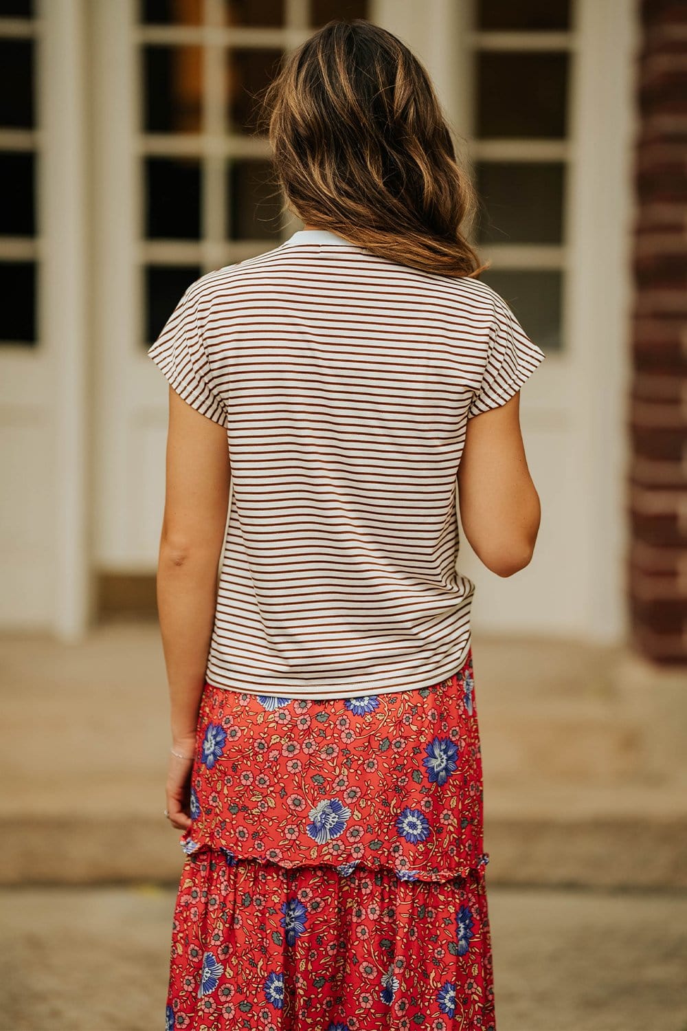 Casablanca Maxi Skirt in Red