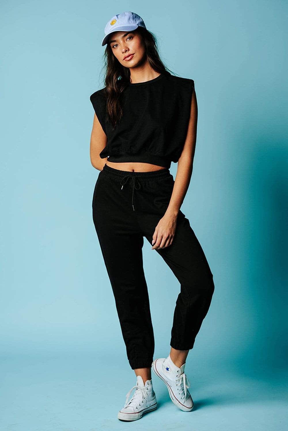 Angie Sweat Pant in Black