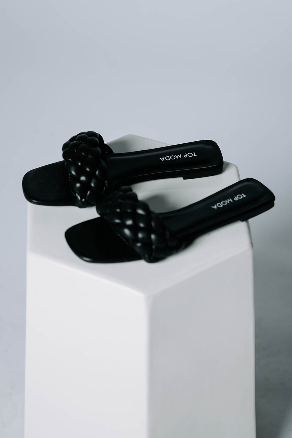 The Jules Sandal in Black