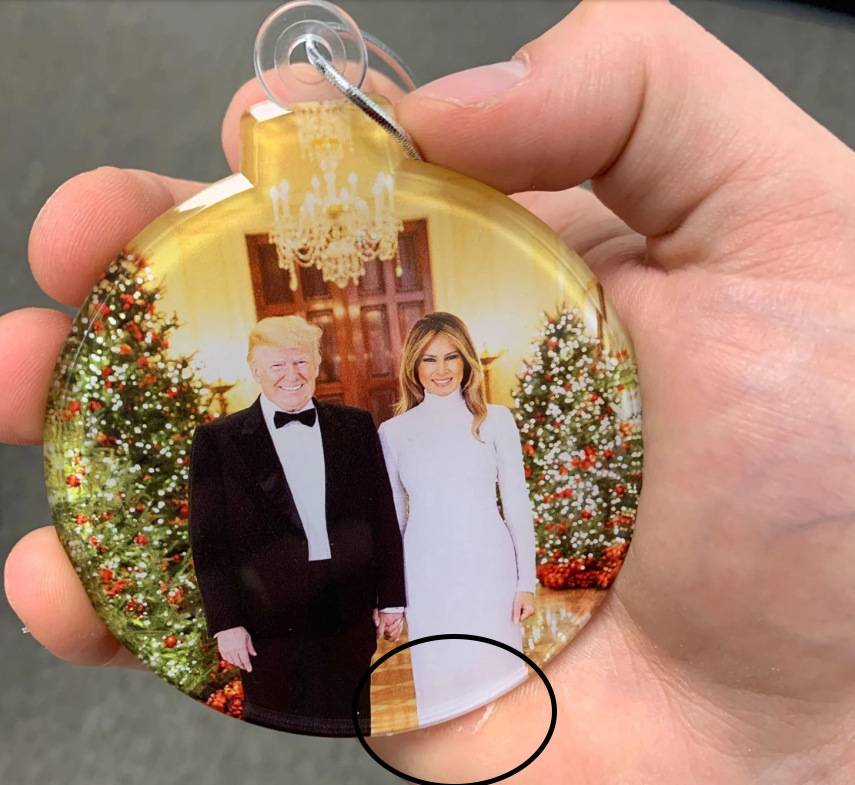 Donald and Melania Trump Christmas Ornament Great American Era, LLC