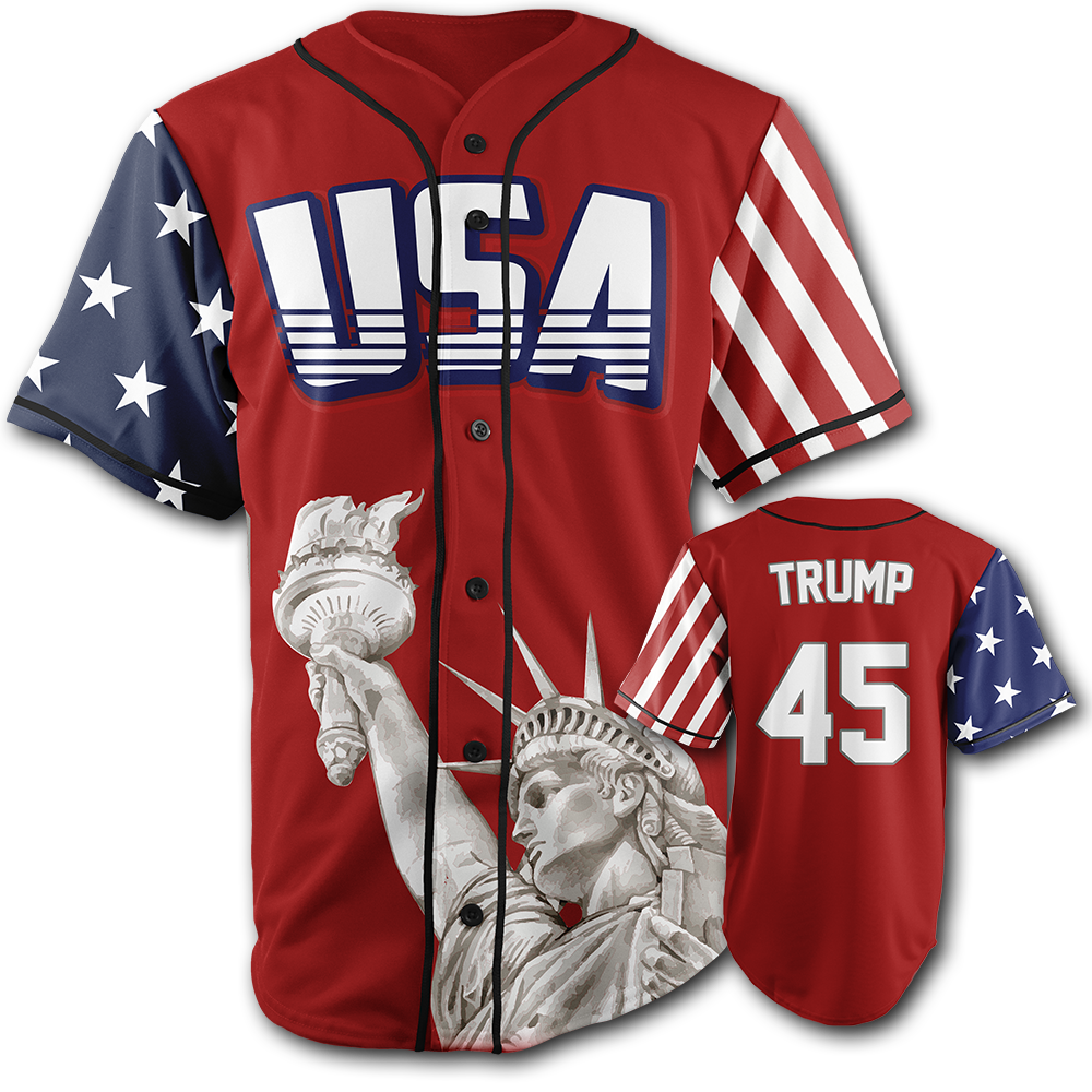 donald trump baseball jersey