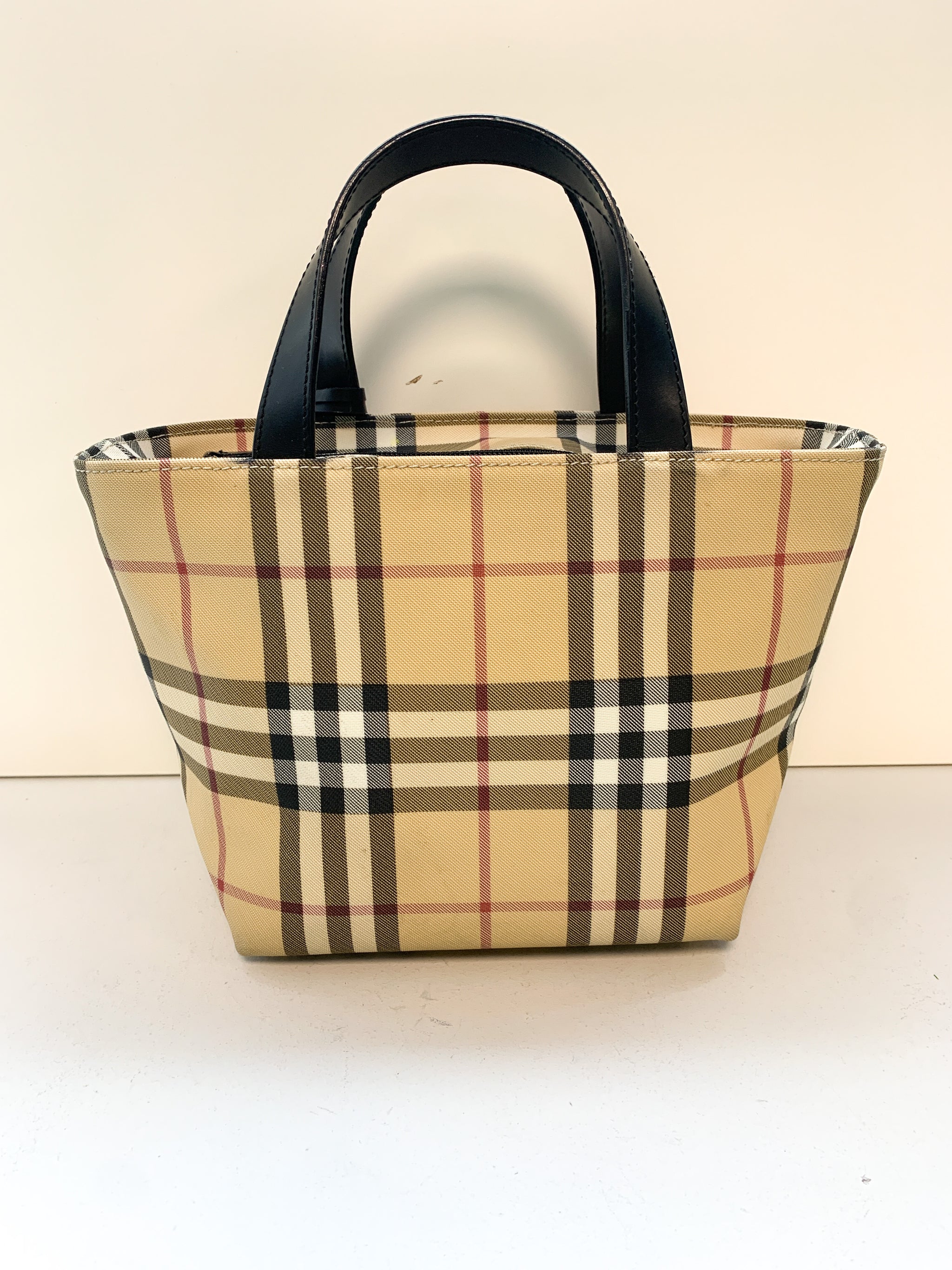 canvas burberry bag