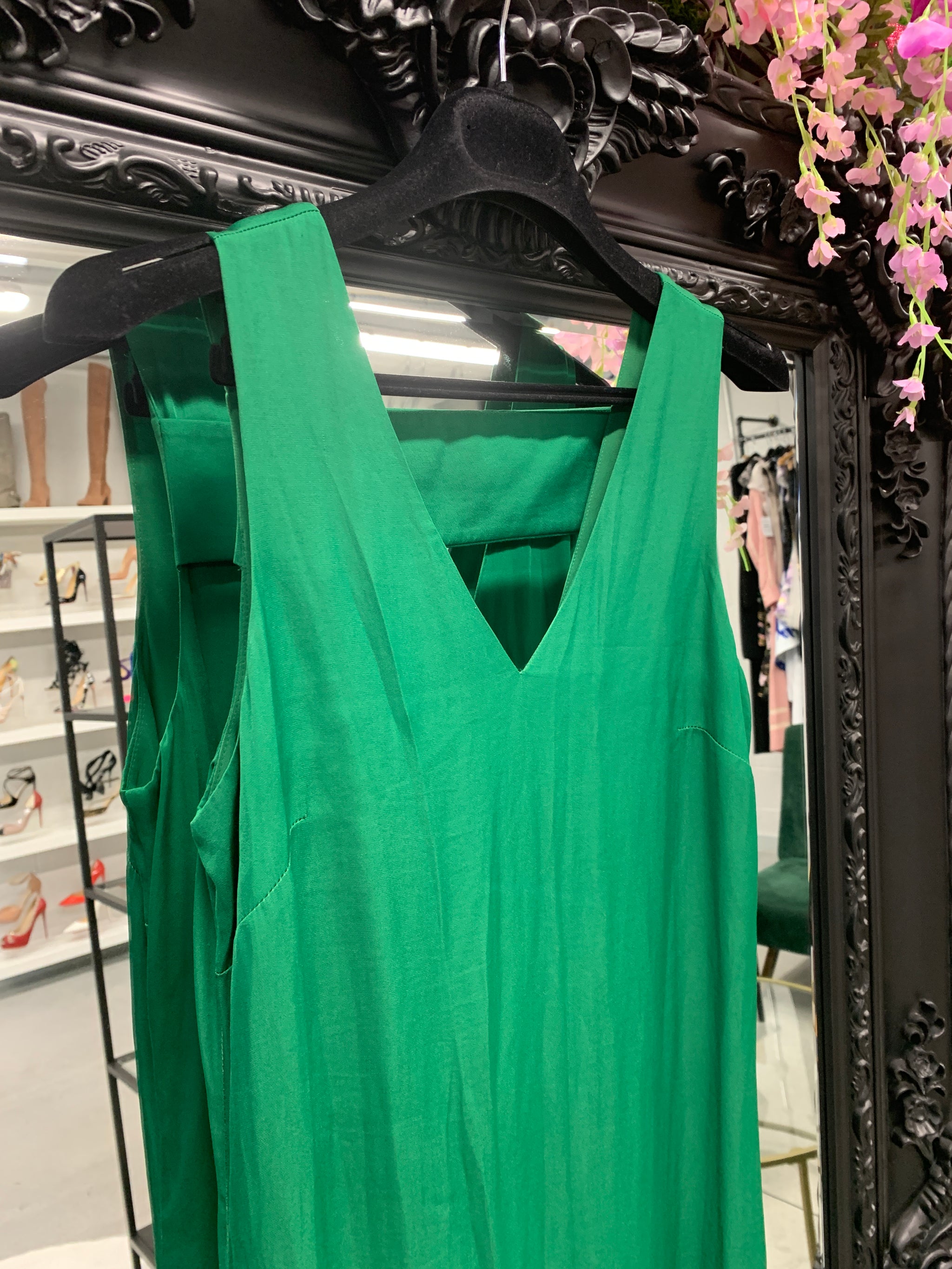 Armani Exchange Maxi Dress Jade Green XS - Love Luxe