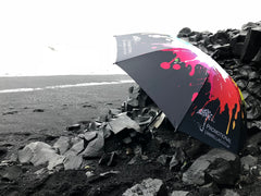 The Atlantic Storm Golf Umbrellas in southern Iceland