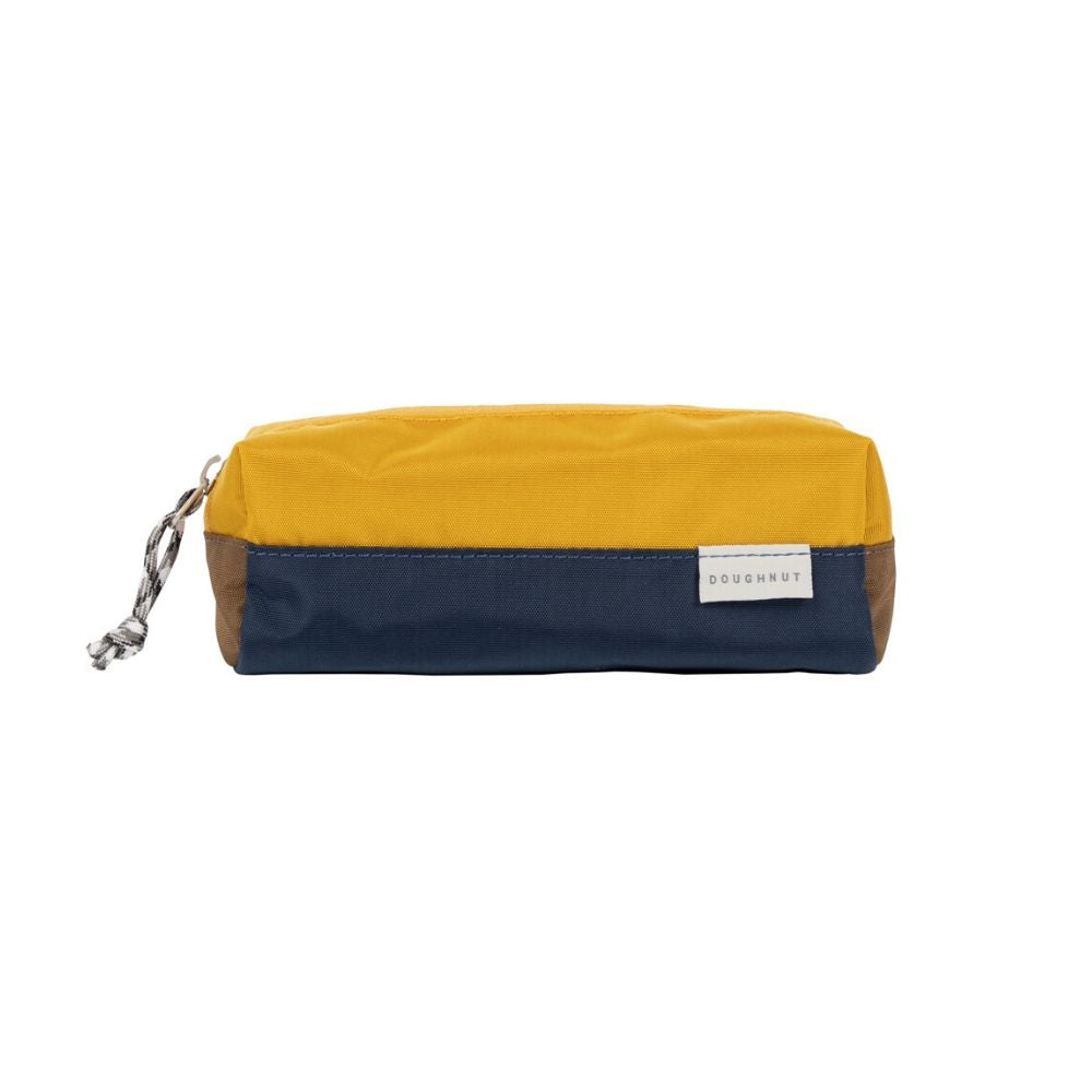 Pencil Case Navy X Mustard Doughnutofficial Co Uk