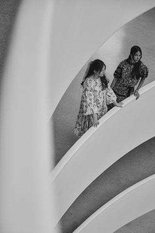 Liza and Ariella at the Guggenheim