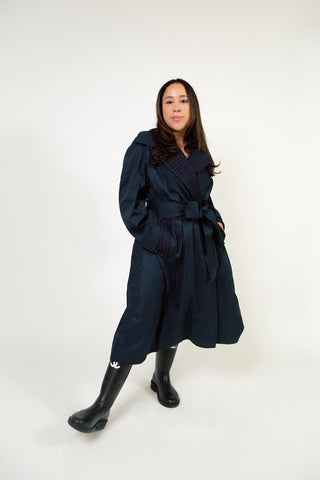 Hays Coat in Navy