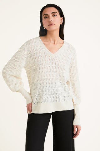 Merlette Jensen Sweater In Ivory