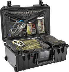 Pelican 1535 Air Travel case packed with gear