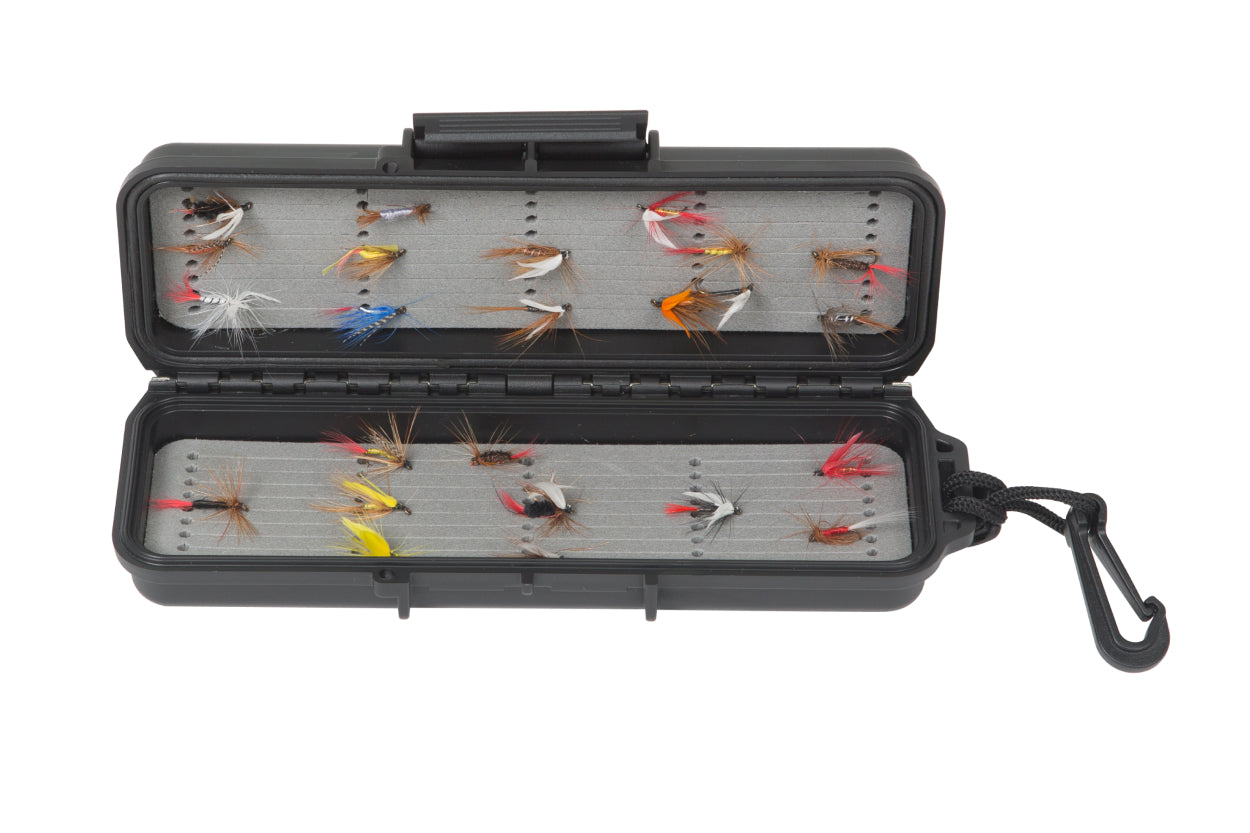 Ruiqas Transparent fly fishing bait box fly fishing bait case fly