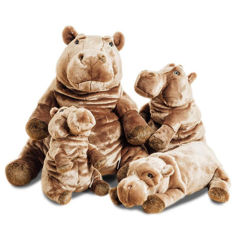 Alt: Hippopotamus soft toy, Baby comforter ideas, La Pelucherie