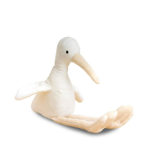 Personalized unisex stork soft toy La Pelucherie