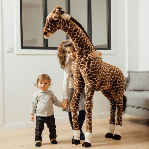 Doudou Géant Girafe pour Bébé, La Pelucherie