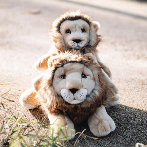 Peluche lion, animaux de la jungle, La Pelucherie