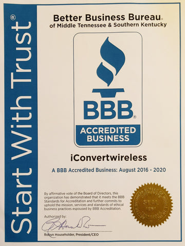 iConvertwireless Phones for Straight Talk BBB accredited 2019