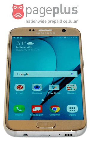 Rekwisieten plannen Hollywood Pageplus Cellular Samsung Galaxy S7 Gold (Verizon Towers) 32GB