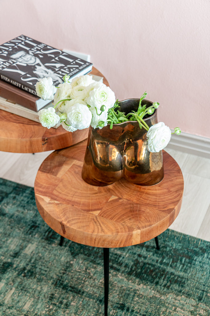 Side Table Styled with Rialheim Tuchus Vase