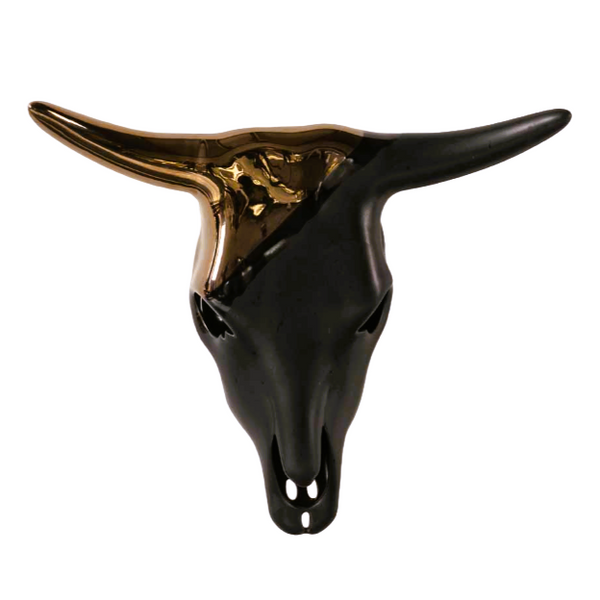 Ceramic Cow Skull Large