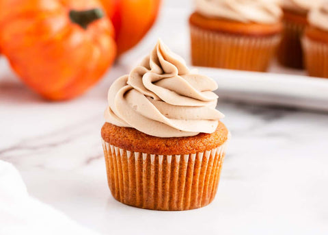 pumpkin spice cupcake