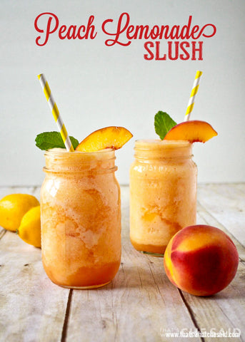 peach lemonade slush