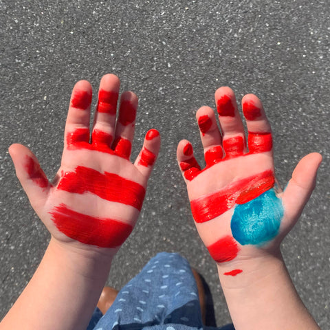 painted hands