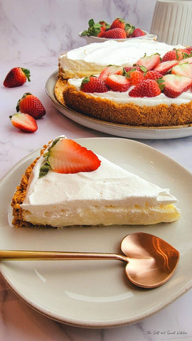 no bake strawberry tart