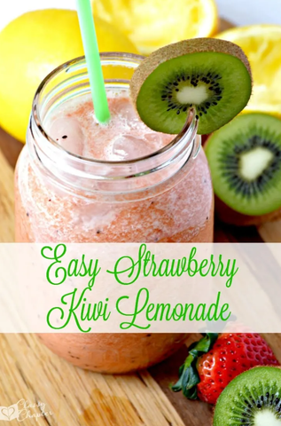 Strawberry kiwi lemonade