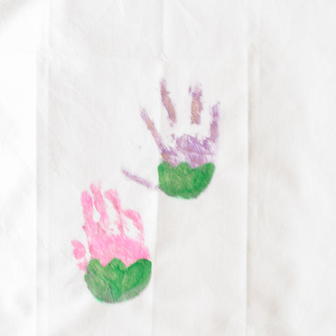 flower hands with green petals
