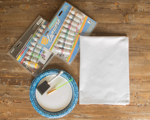 towel painting craft supplies