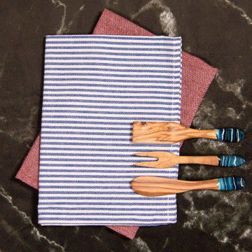 Stamos Striped Tea Towels