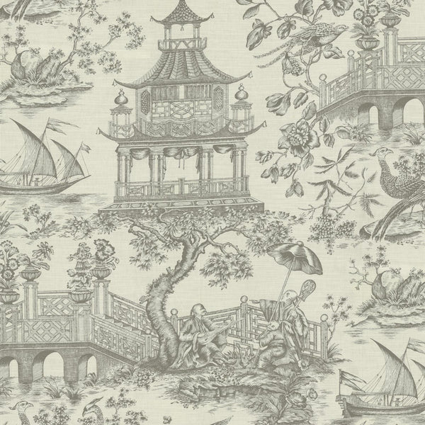 Williamsburg Chinoiserie Toile - Spa 750700 Fabric Swatch – CoCo B. Kitchen  & Home