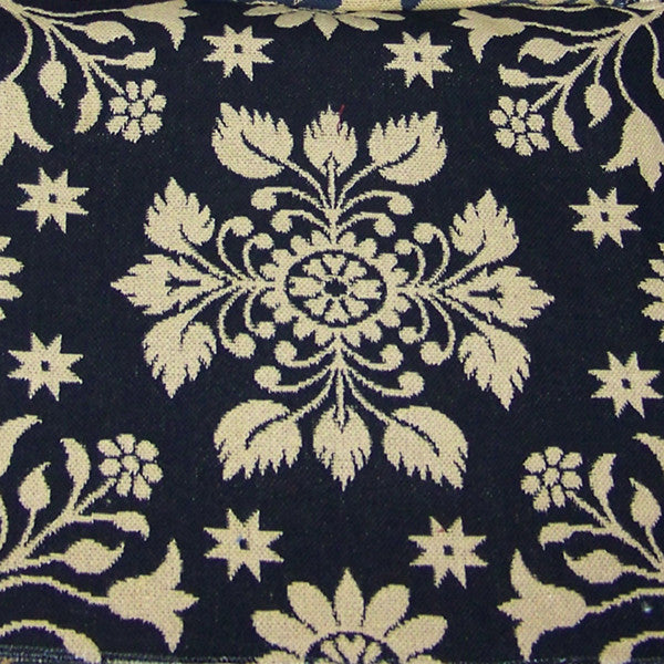 Waverly Sweet Summer Black Licorice Floral Drapery Upholstery
