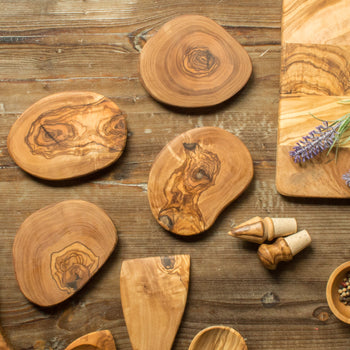 Olive Wood Small Natural Shape Cutting Board – CoCo B. Kitchen & Home