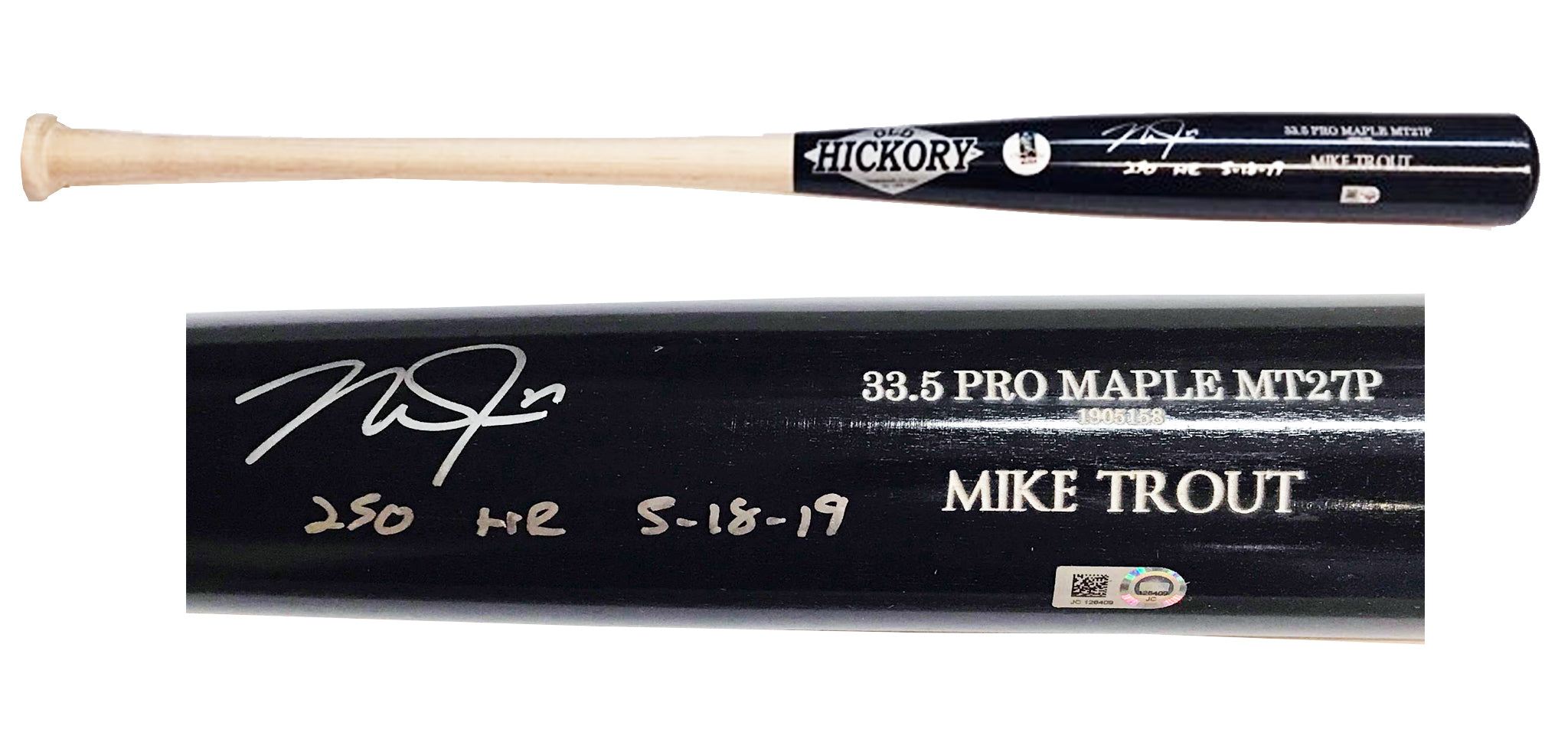 Official MLB Autographed Baseball Bats
