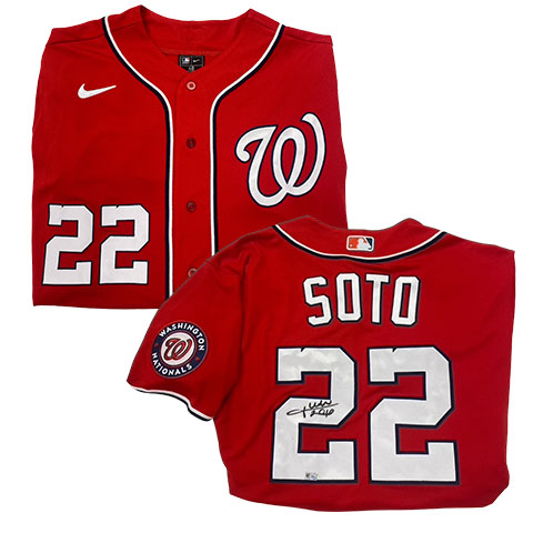 Juan Soto Red Authentic Nationals Jersey
