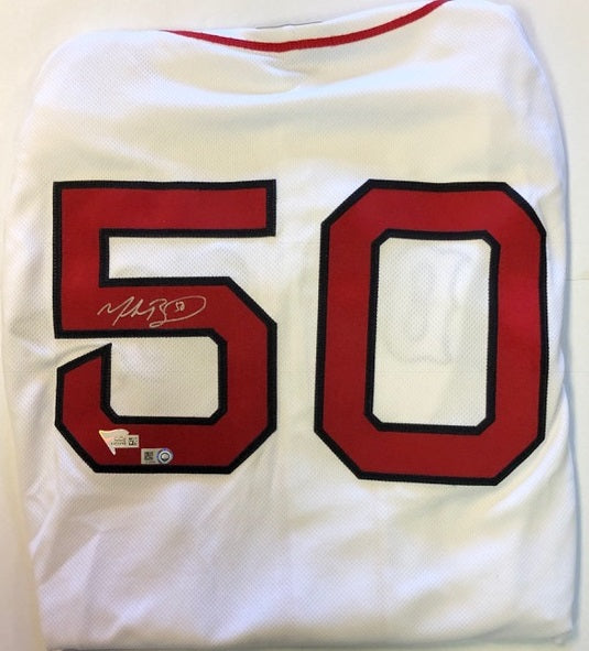mookie betts autographed jersey