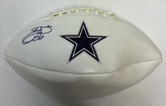 emmitt smith autographed football